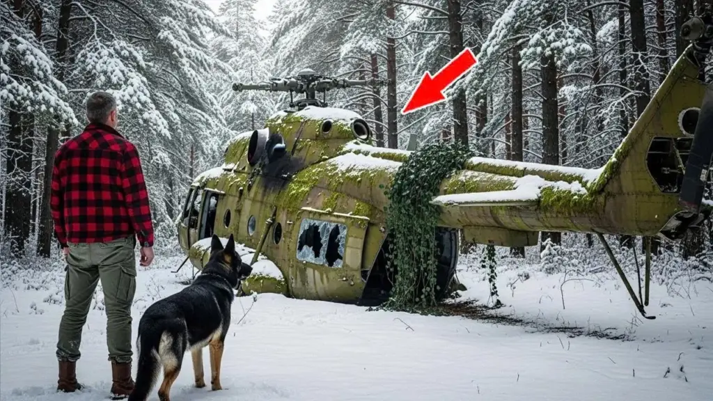 A Veteran and His German Shepherd Found a Helicopter in the Woods — What They Discovered Shocked Everyone