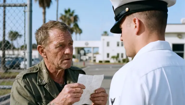 The Homeless Veteran Came to See His Son Graduate — Until Navy Admiral Noticed His Tattoo and Froze
