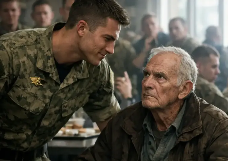 Young SEAL Disrespects Elderly Veteran in Mess Hall and Receives an Unforgettable Lesson in Honor
