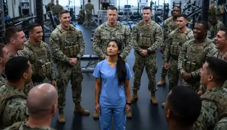 “Would You Mind If I Tried?”—The Navy SEALs Laughed First, Then Watched Her Obliterate Their Record