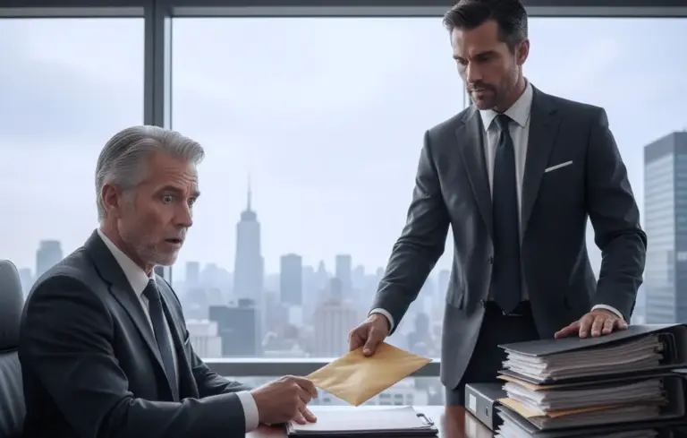 My Wife's Lawyer Served Me File at Work — I Handed Him an Envelope That Destroyed Her Case In Court