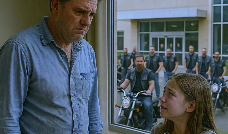 97 Bikers Stormed Hospital To Protect A Girl From Her Stepfather, What They Did Shocked Everyone