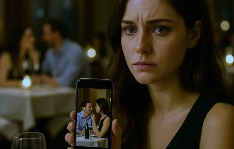 He Texted: “Stuck At Mom’s For Dinner, Love You!” But I Was Sitting Three Tables Away At The Restaurant