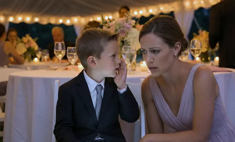 My 7-year-old son told me to run away at my sister’s wedding