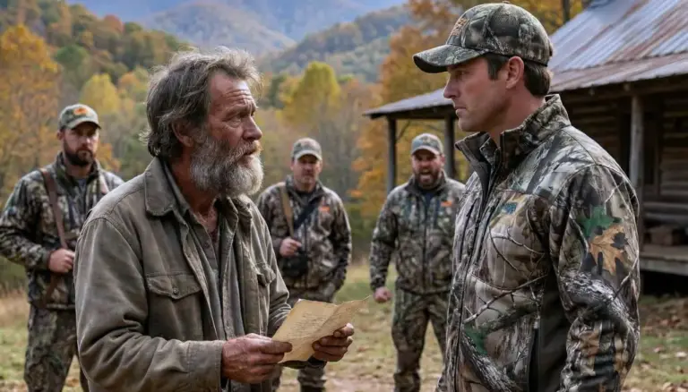 A Homeless Veteran Sniper Inherited a Mountain Cabin — Then the Hunters Discovered Why He Was Feared