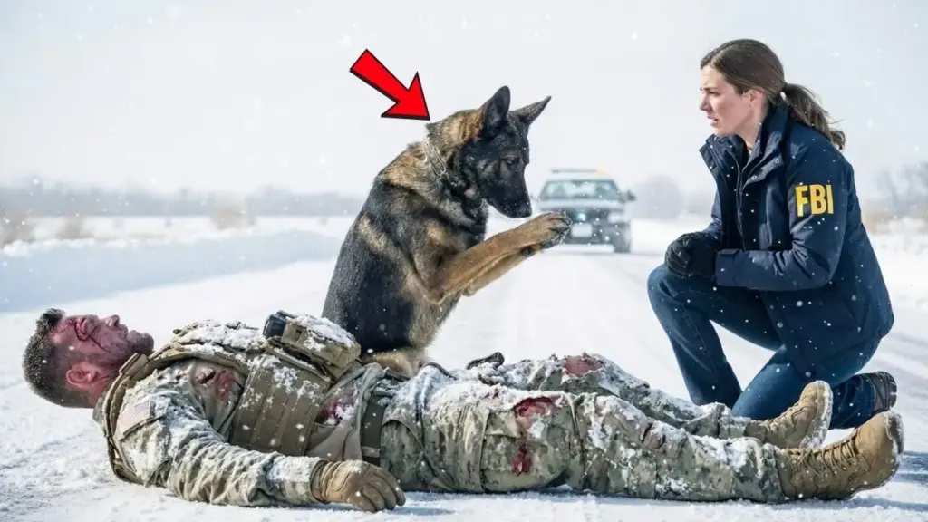 A Female FBI Stopped For A German Shepherd — A Navy SEAL Was Dying Nearby