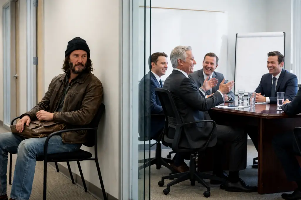 Keanu Reeves Is Left Waiting in His Own Office — Minutes Later, He ...