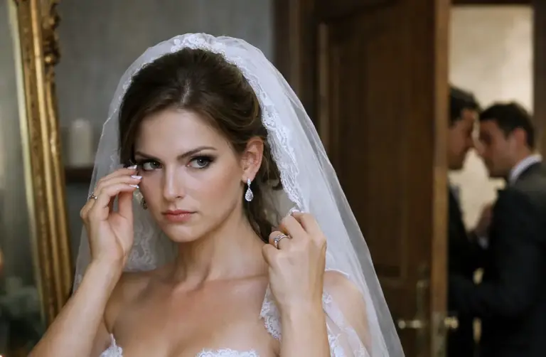 Before the wedding began, the bride overheard the groom’s confession, and her revenge stunned everyone