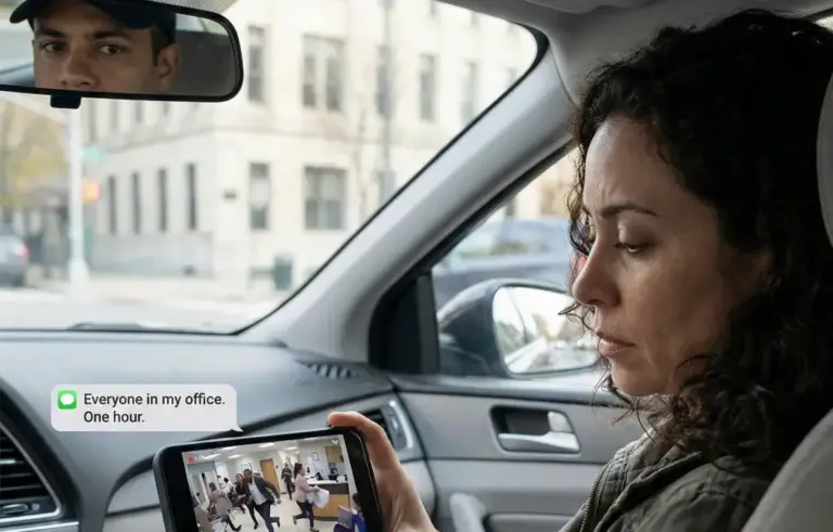 I thought it was a taxi, got in, and told him everything. Then happened unbelievable...