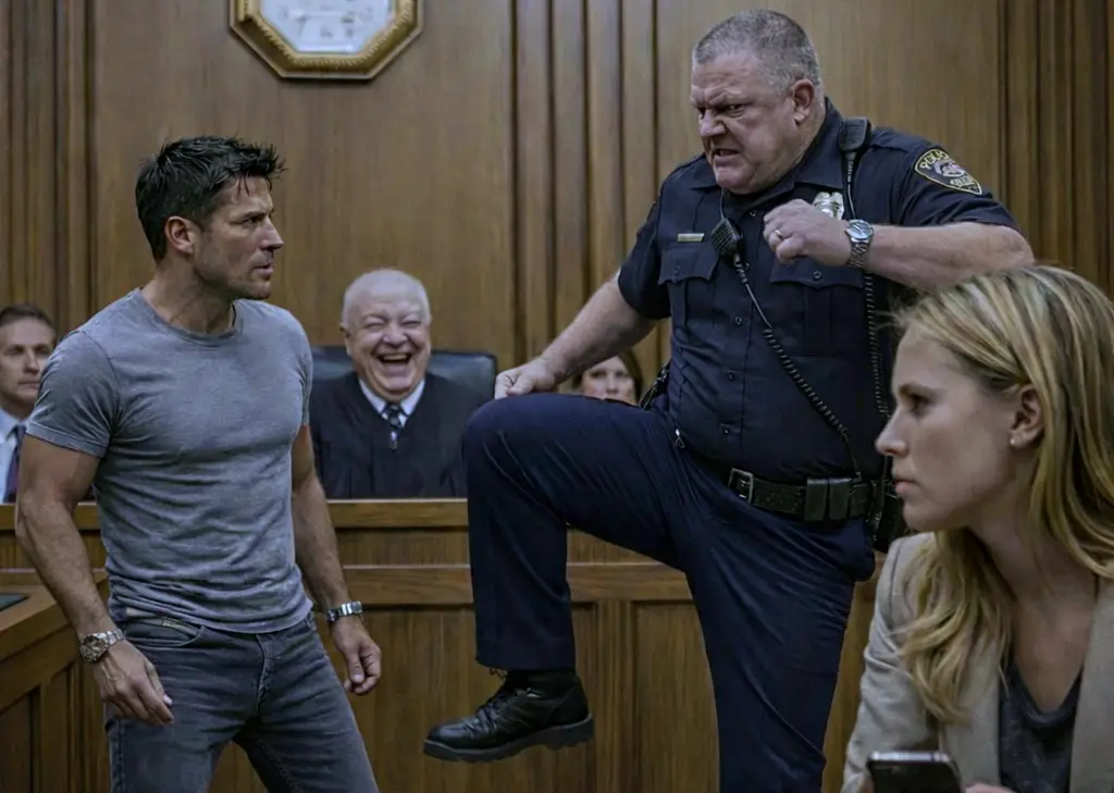 Cop Kicks Black Navy SEAL in Court — But One Call Changes Everything