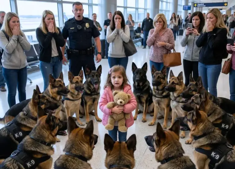 The Airport Froze When 14 Police Dogs Closed In on a Child — What Happened Next Was Unbelievable