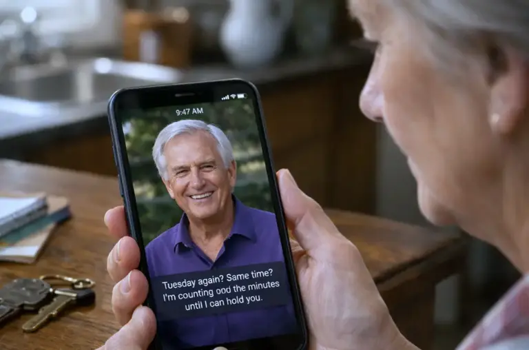 My daughter-in-law left her phone. I froze when I saw who was texting her — it was my late husband