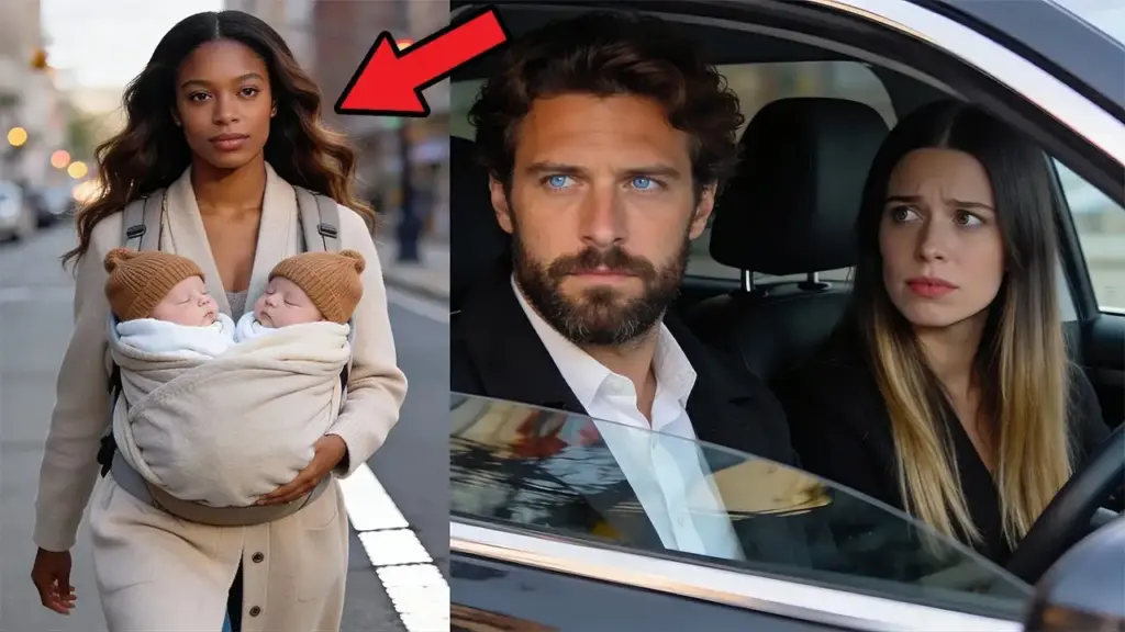 A Billionaire Was Driving His Fiancée Home — Then He Saw His Ex Crossing the Street with Twins