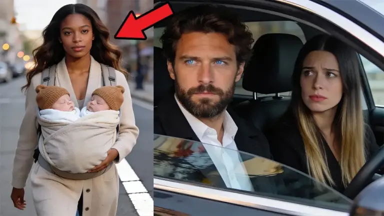 A Billionaire Was Driving His Fiancée Home — Then He Saw His Ex Crossing the Street with Twins