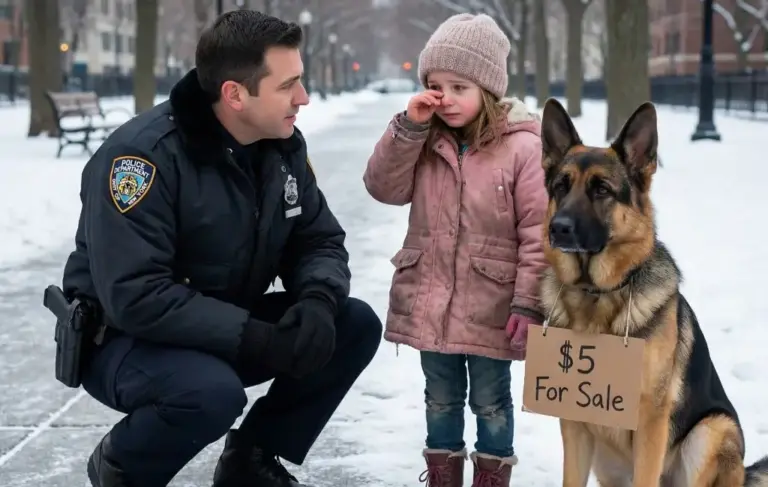 “Sir, Can You Buy My Dad’s Police Dog?” — What the Officer Did Next Changed Everything!