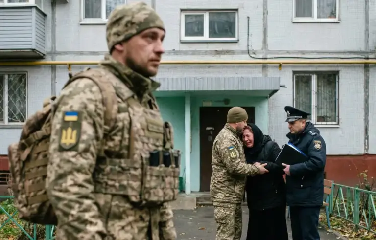 Он хотел сделать сюрприз, но застыл на месте: жена стояла во дворе в слезах и черном платке