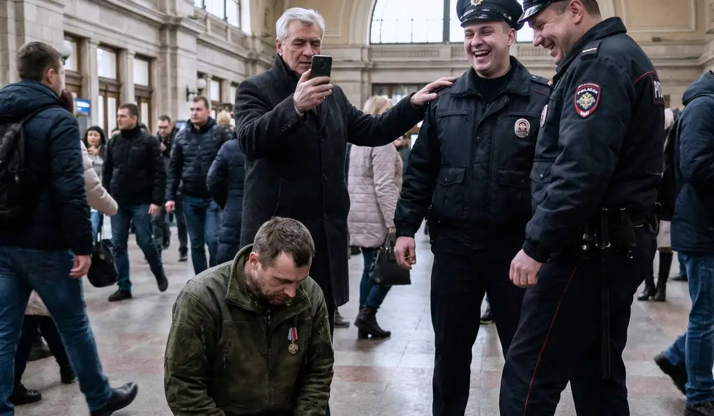 Полицейские на вокзале решили «проучить» солдата с фронта! Они слишком поздно поняли, кто стоит у них за спиной…