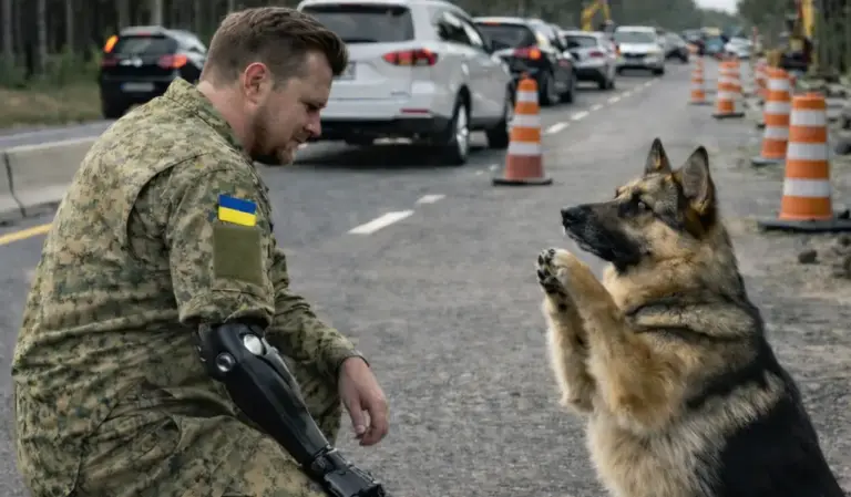 Овчарка на трассе молила о помощи: то, что сделал ветеран, поразило каждого…