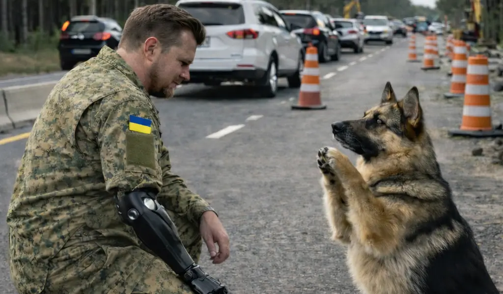 Вівчарка на трасі благала про допомогу: те, що зробив ветеран, вразило кожного...