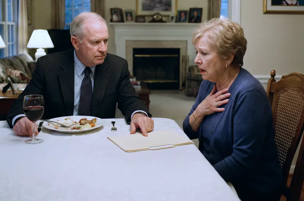 My husband demanded a divorce when I was 68 years old. "I'm taking everything," he declared. "The house, the car, the accounts..."
