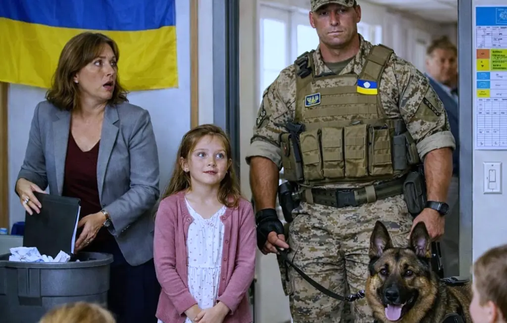 Учительница сказала: «Твой папа — никто!»… Пока спецназовец и его овчарка не переступили порог класса