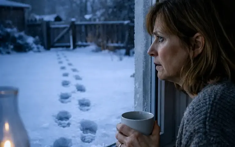 After I Helped Her at the Store, She Whispered: “When Your Husband Leaves, Don’t Touch the Snow!”