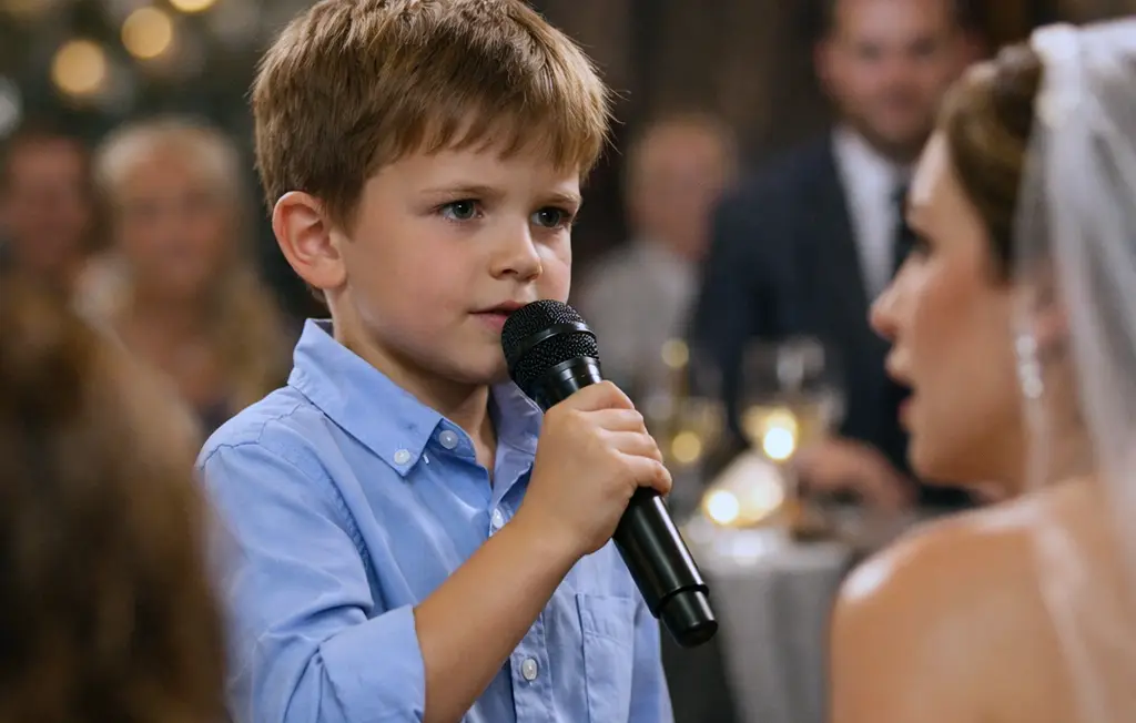 The Bride Publicly Humiliated Me — Until My 9-Year-Old Son Grabbed the Microphone