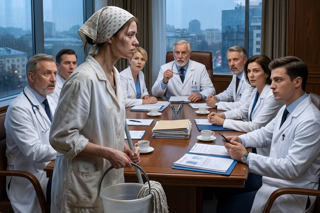 Простая санитарка ворвалась на консилиум к профессорам: её слова спасли миллионера и раскрыли страшную семейную тайну!