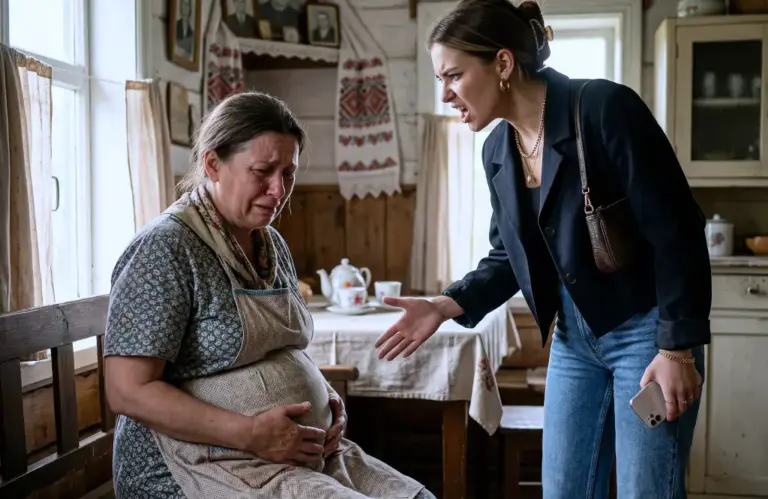 «Ты слишком стара для ребёнка!» Родная дочь отреклась от 56-летней беременной матери. То, что произошло дальше, шокировало всё село…