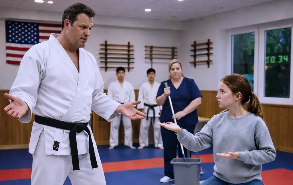 He Bullied a Cleaner in Front of His Class. He Never Expected Her 13-Year-Old Daughter to Step Onto the Mat