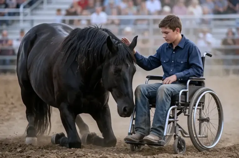 The Crowd Laughed at the Boy in the Wheelchair. What the Wild Stallion Did Next Left Everyone Speechless