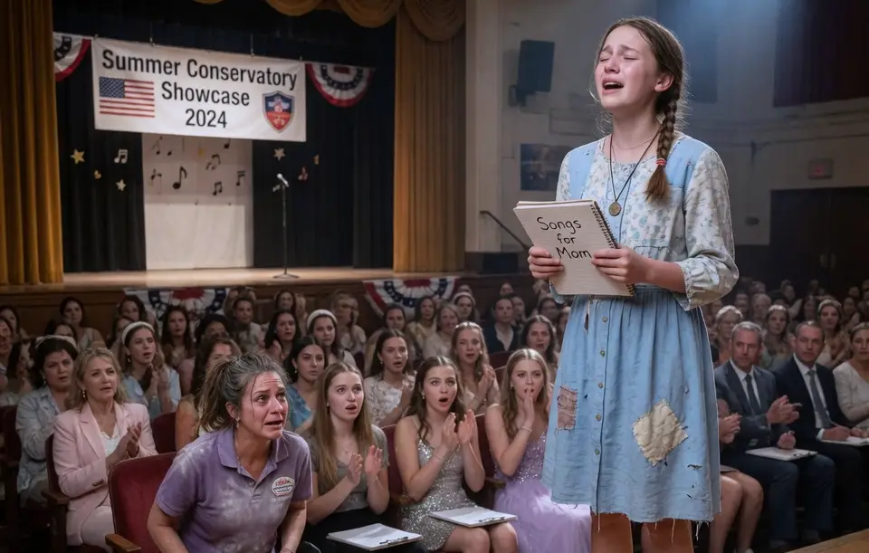 They Laughed When the Poor Girl Walked on Stage! But Her A Cappella Lullaby Silenced the Entire Room...
