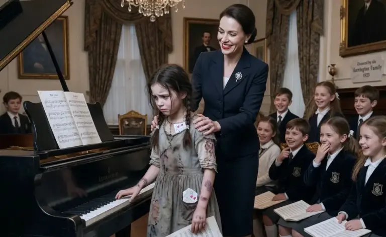 A Cruel Teacher Tried to Humiliate the Poor New Girl in Class! But When She Touched the Piano Keys, the Entire School Was Silenced...