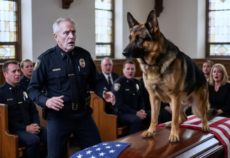 The Police Dog Refused To Leave His Partner's Coffin — When Officers Looked Closer, They Uncovered A Chilling Secret!