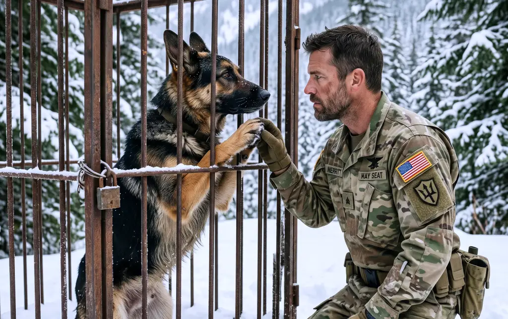 They Left This Loyal Dog to Freeze in the Woods! They Didn't Expect a Veteran to Break the Padlock and Fight Back...