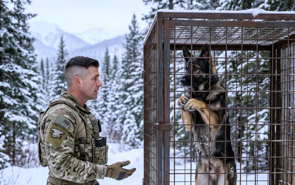 He Found a Freezing Shepherd Locked in a Mountain Cage! When the Owners Showed Up, This Ex-SEAL Uncovered a Terrifying Secret...