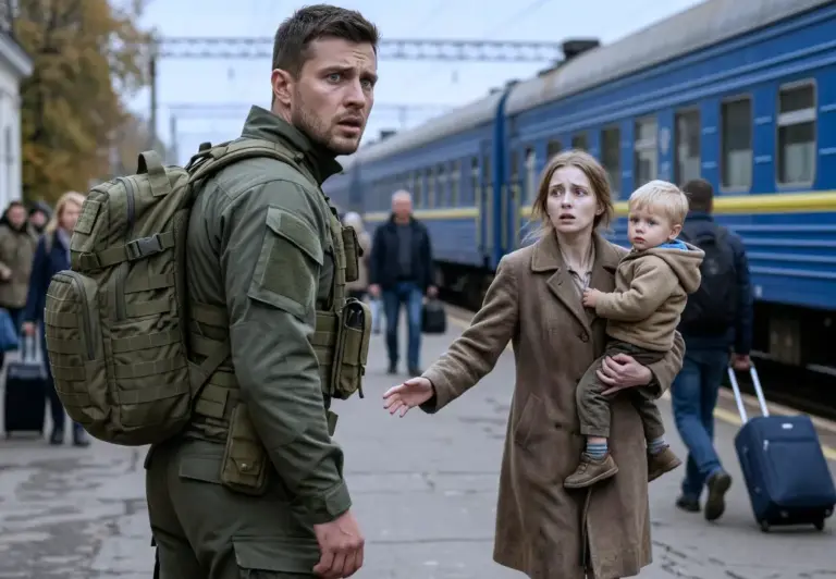 Военный думал, что любимая ему изменила, но через 4 года увидел её на вокзале с протянутой рукой… То, что она скрывала, заставило его рыдать!