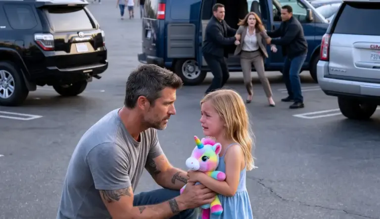 She Begged Her Dad to Save the Stranger! When the Dust Settled, This Single Father Accidentally Brought Down a Federal Nightmare...