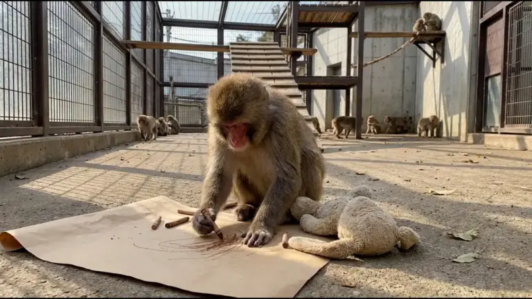 This Heartbroken Monkey Drew the Exact Same Picture Every Day for 4 Months! When Caretakers Finally Understood Why, It Changed Everything...