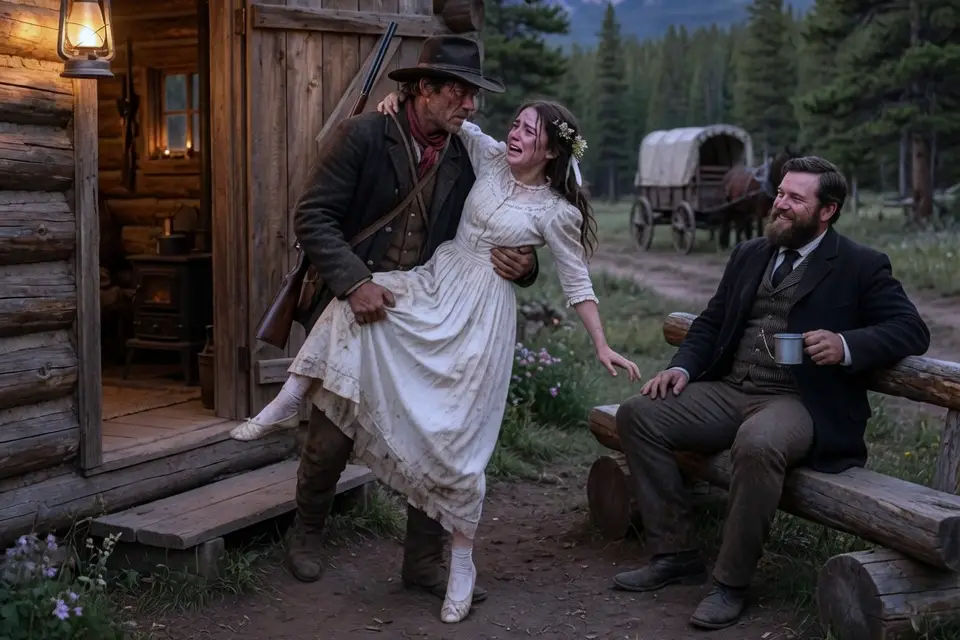 Forced to marry a rugged mountain man at 19, she locked her bedroom door in terror! His unexpected reaction changed her entire life...