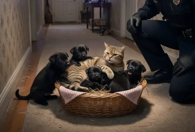 A Grieving Cat Brought Home Five Mystery Puppies! The Heartbreaking Truth About Where She Kept Finding Them Will Leave You in Tears...