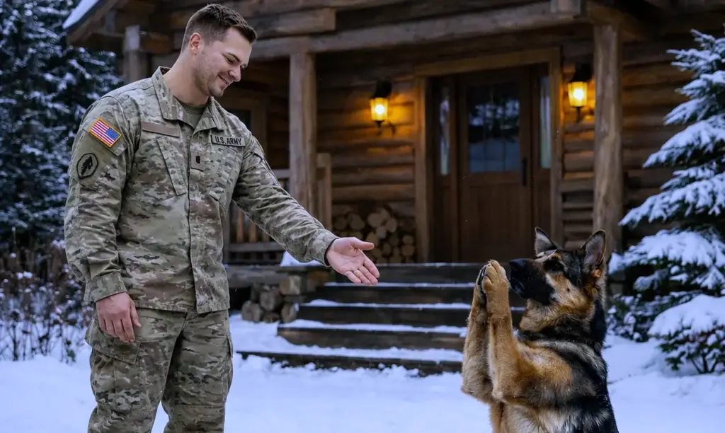 A Former Navy SEAL Saved A Dog From Freezing! What The Vet Found On Her Puppies Exposed A Dark Secret...