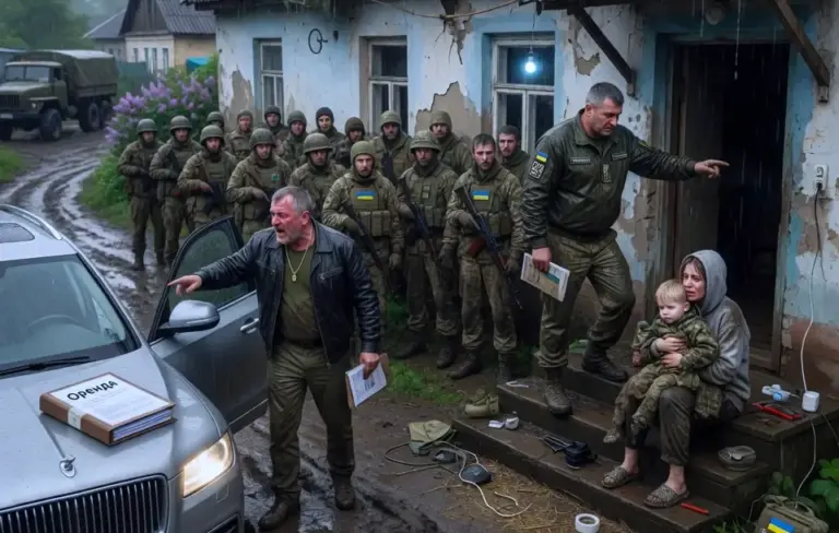 Она впустила 25 промокших до нитки военных в затопленный дом! То, что фронтовики сделали для одинокой матери утром, заставит вас плакать…