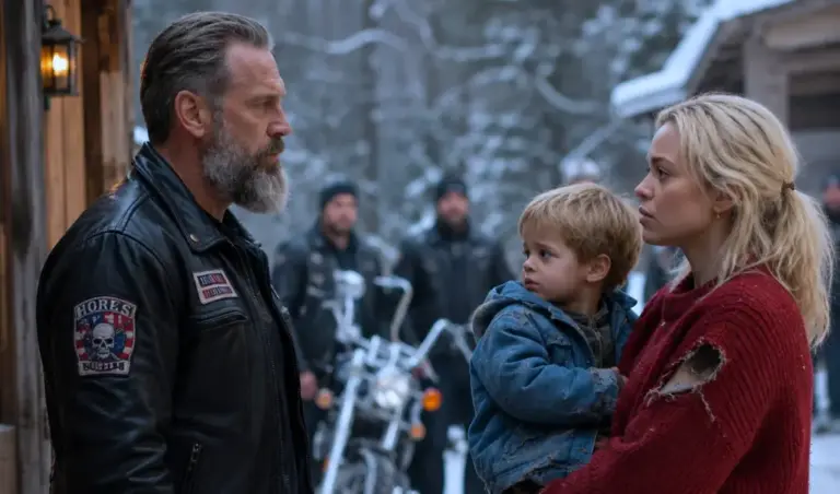 A Single Mom Sheltered 25 Freezing Bikers! What They Built for Her Next Will Bring You to Tears...