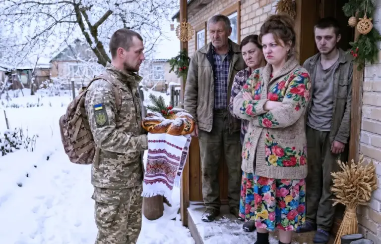 Жена отправила его на фронт ради денег! Но он вернулся на Рождество и устроил жадной семье такой сюрприз, что их забрала полиция…