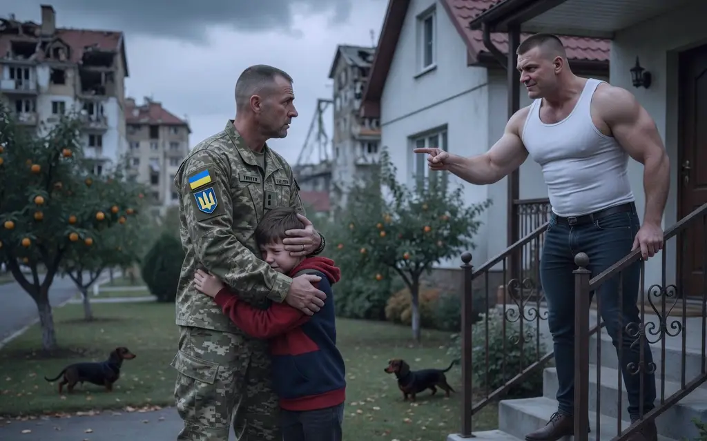 «Ти застряг в окопах і нічого не зробиш!»: тиловий бандит знущався з 7-річного сина бійця, але відповідь розвідника шокувала всю країну...