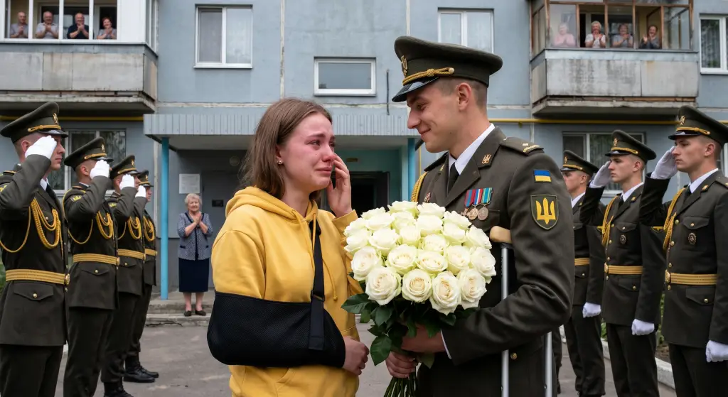 Девушка-медик закрыла собой раненого военного от бандитов! То, что сделали бойцы ВСУ под её окнами после выписки, заставило плакать всю страну…