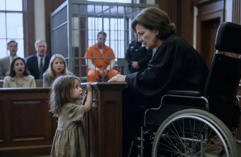 The Judge was paralyzed for 3 years! Then a 5-year-old girl walked into her courtroom and whispered one secret that changed everything...