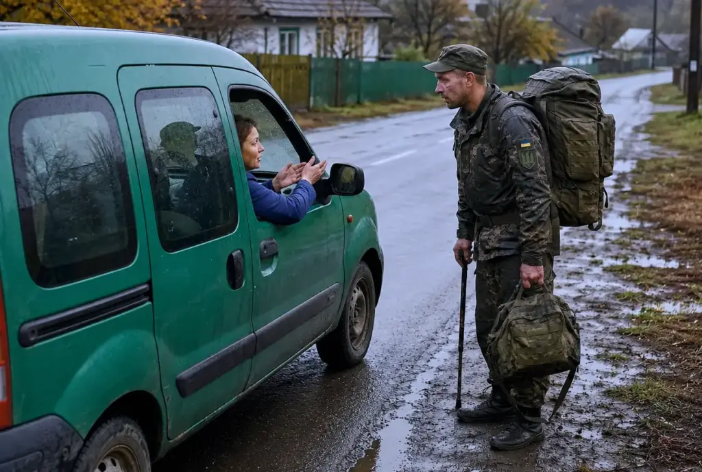 «Ніколи не підбирай незнайомців уночі!» Водійка порушила залізне правило траси, а за тиждень на її ґанок приїхали два чорні позашляховики. Те, що було в конверті, змусило її ридати...