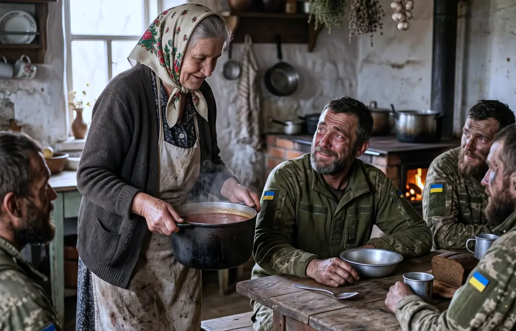 Старушка отдала военным последнюю тарелку макарон в страшную грозу! То, что они сделали с её хатой через несколько дней, заставило рыдать всё село…